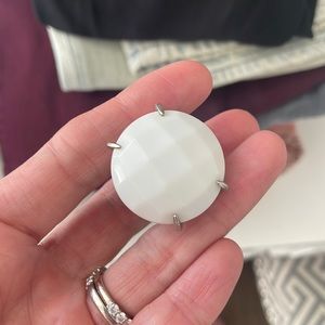 White Kendra Scott cocktail ring